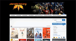 Desktop Screenshot of planete-bd.org