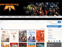 Tablet Screenshot of planete-bd.org